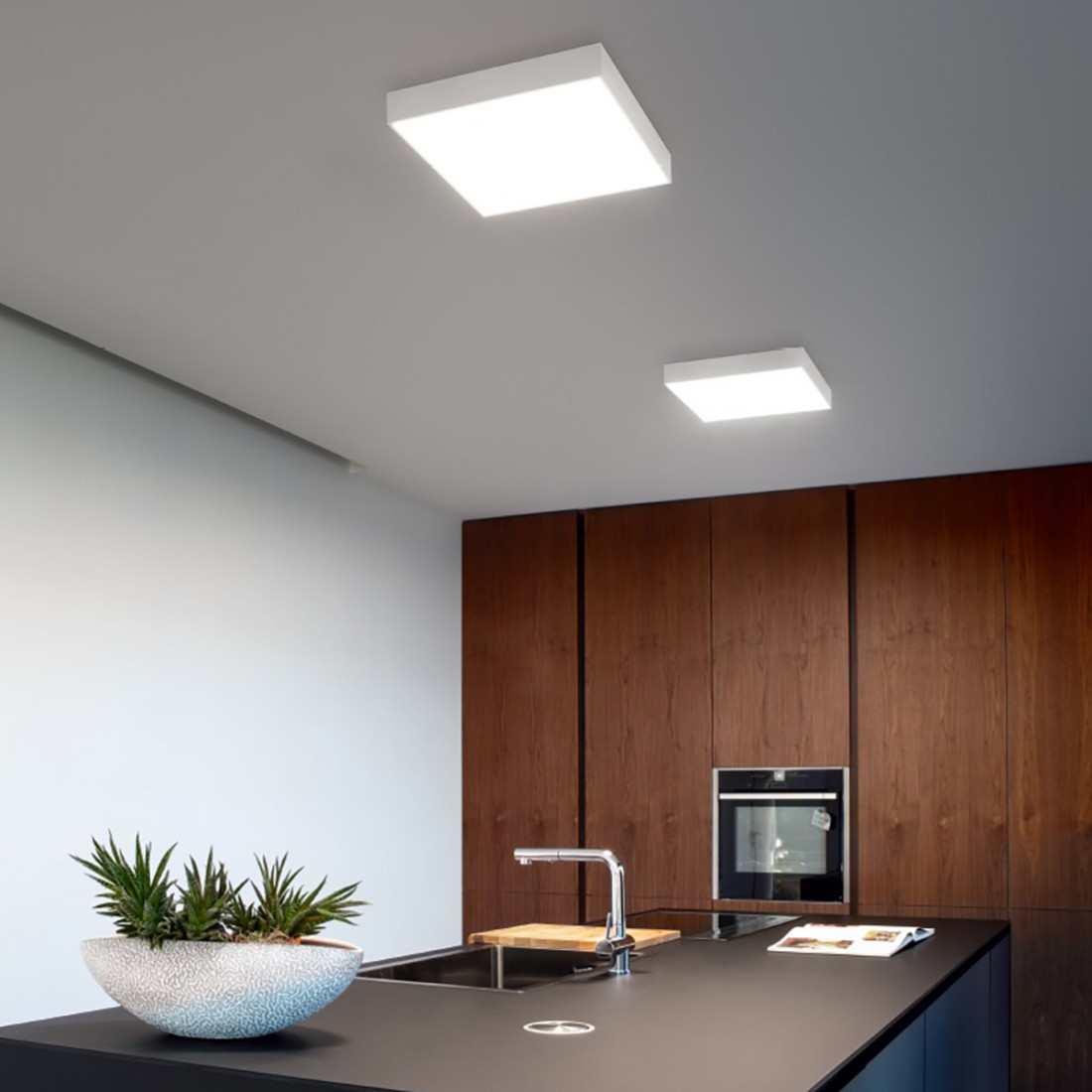 Gea Led BIHAM Q GPL312N plafón led moderno