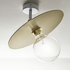 Lámpara de techo moderna Illuminando PUB PL1PUBBN+DISCO30SB E27 LED