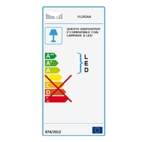 Lampadario FLORIAN SP6 ORO Ideal Lux