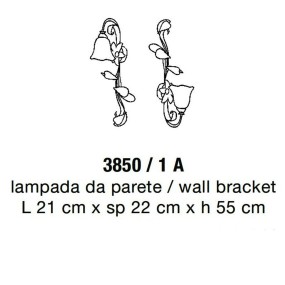 Applique classique en métal E14 LED attaque pour intérieurs IP20