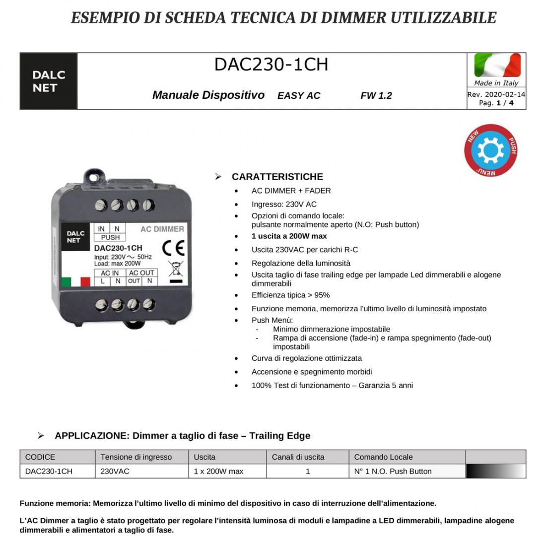 Lámpara led moderna de aluminio Gea Luce DIVA SS T