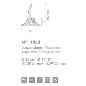 Selene illuminazione PANAMA 1053 011 E27 LED