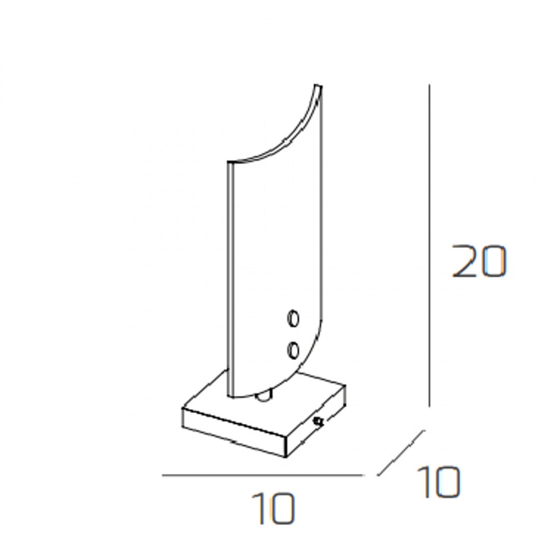 Abat-jour SHADOW 1088 P Top Light