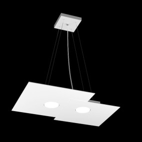 Lustre moderne Top Light PLAQUE 1129 S2 R +1 Gx53 LED