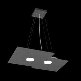 Moderner Kronleuchter Top Light PLATE 1129 S2 R +1 Gx53 LED