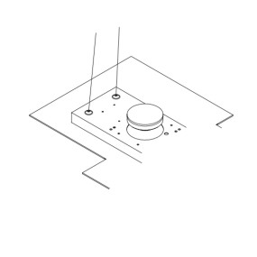 Moderner Kronleuchter Top Light PLATE 1129 S2 R +1 Gx53 LED