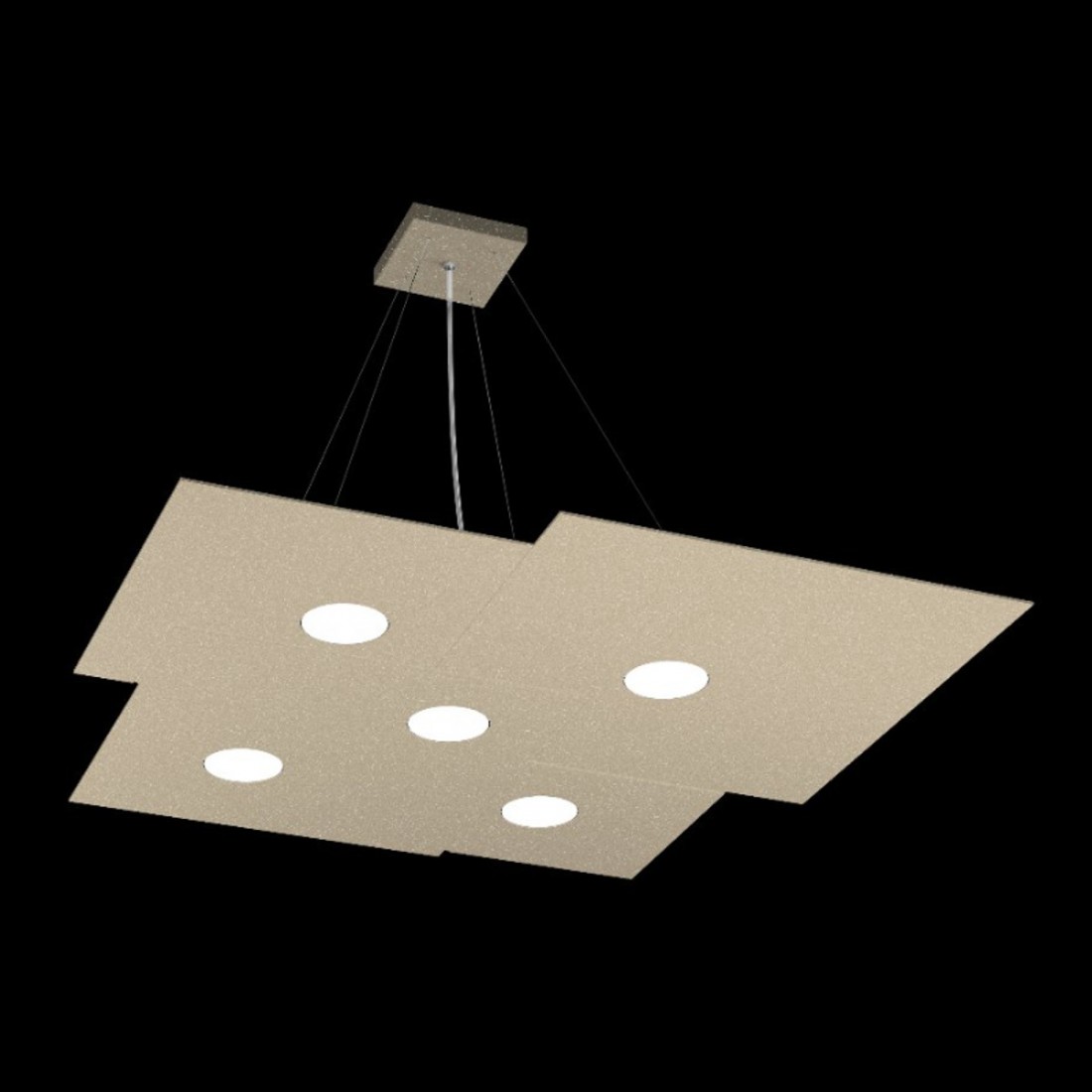 Lampadario PLATE 1129 S5 +2 Top Light