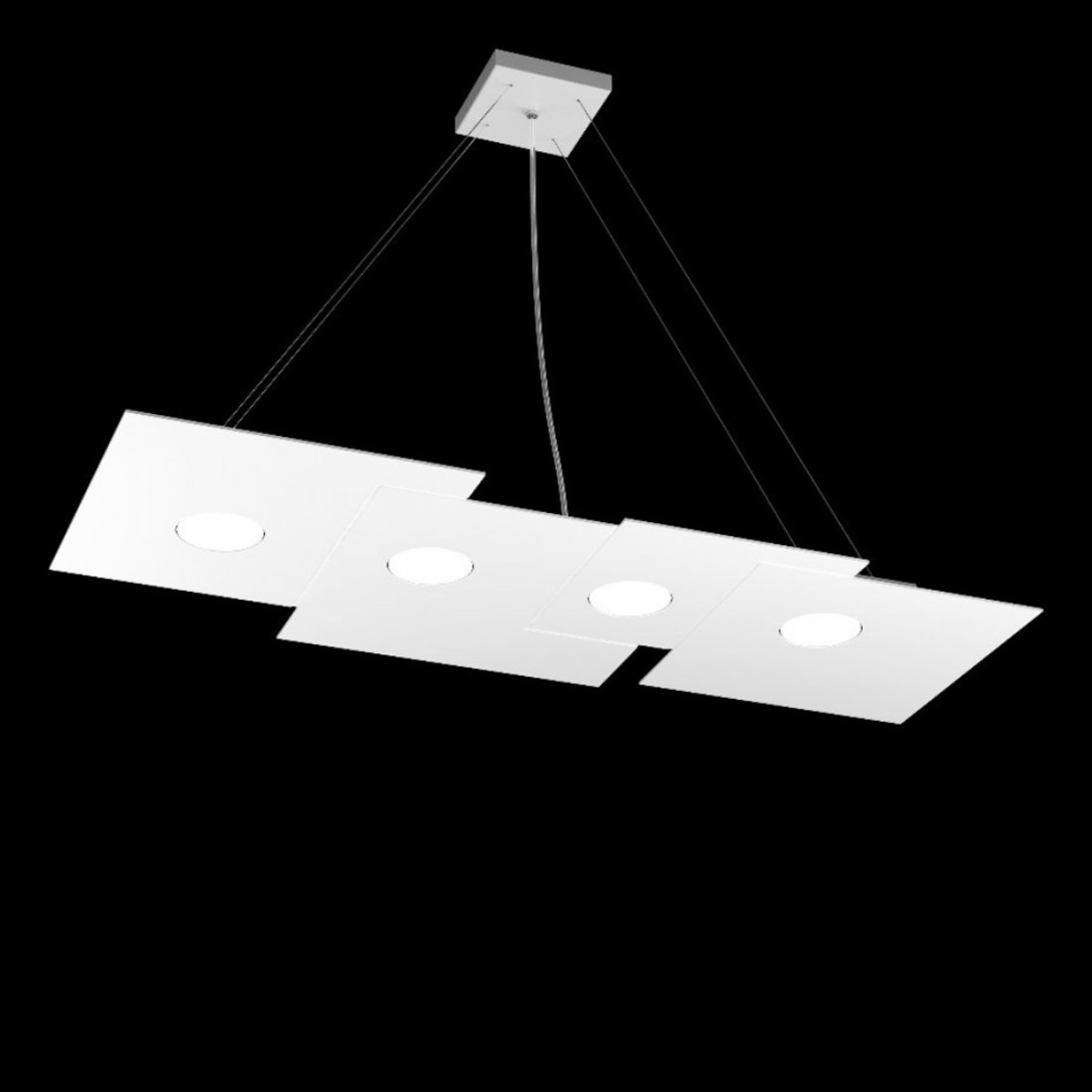 Lampadario PLATE 1129 S4 R+3 Top Light