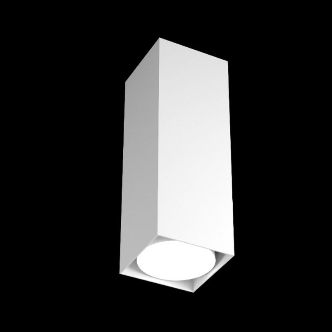 Deckenwürfel, GX53, LED-Bajonettanschluss, quadratisches Metall.