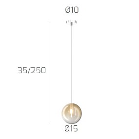 Lustre moderne Top Light ECLIPSE 1184 S1 G9 LED