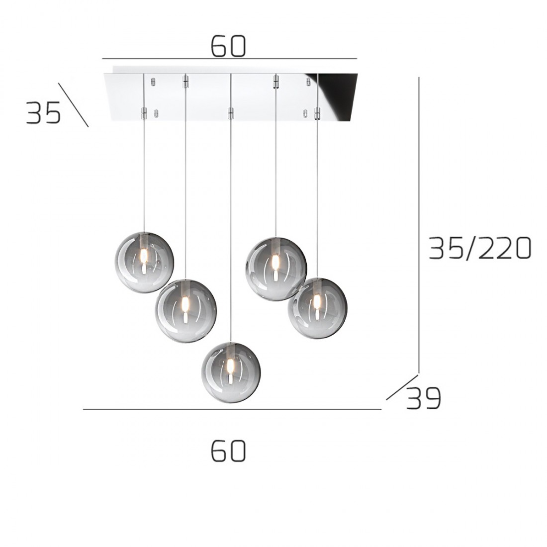 Plafoniera moderna Top Light ECLIPSE 1184