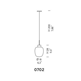 Sylcom APHROS 0702 Lámpara LED moderna