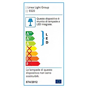 Lámpara de pie para exterior Linea Light LIRA FL