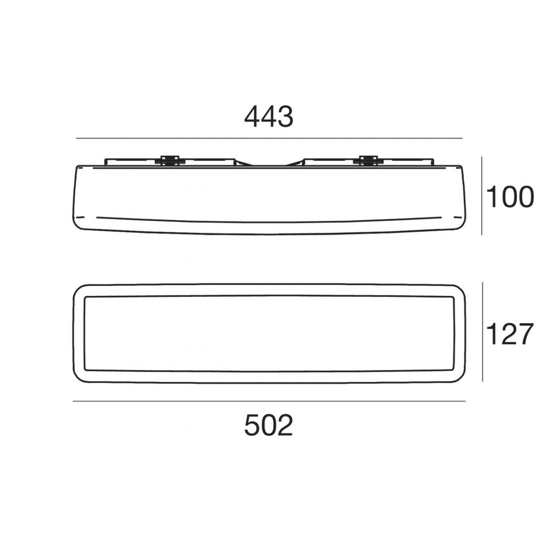 Aplique para exterior con sensor de luz Linea MYWHITE B SENSOR 7810S