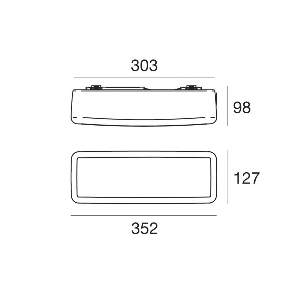 Applique esterno Linea Light MYWHITE B 7809