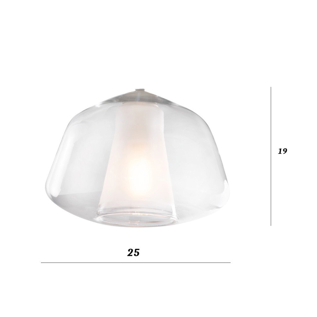 Klassischer Kronleuchter Top Light DOUBLE SKIN 1176OS S7 R