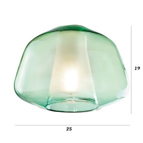 Lustre moderne Top Light DOUBLE PEAU 1176BI S3 S ABG MC