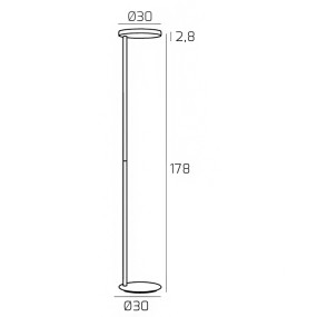 Piantana led Top Light MUST 1166T