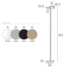 Top Light STYLE 1167T LED-Stehlampe