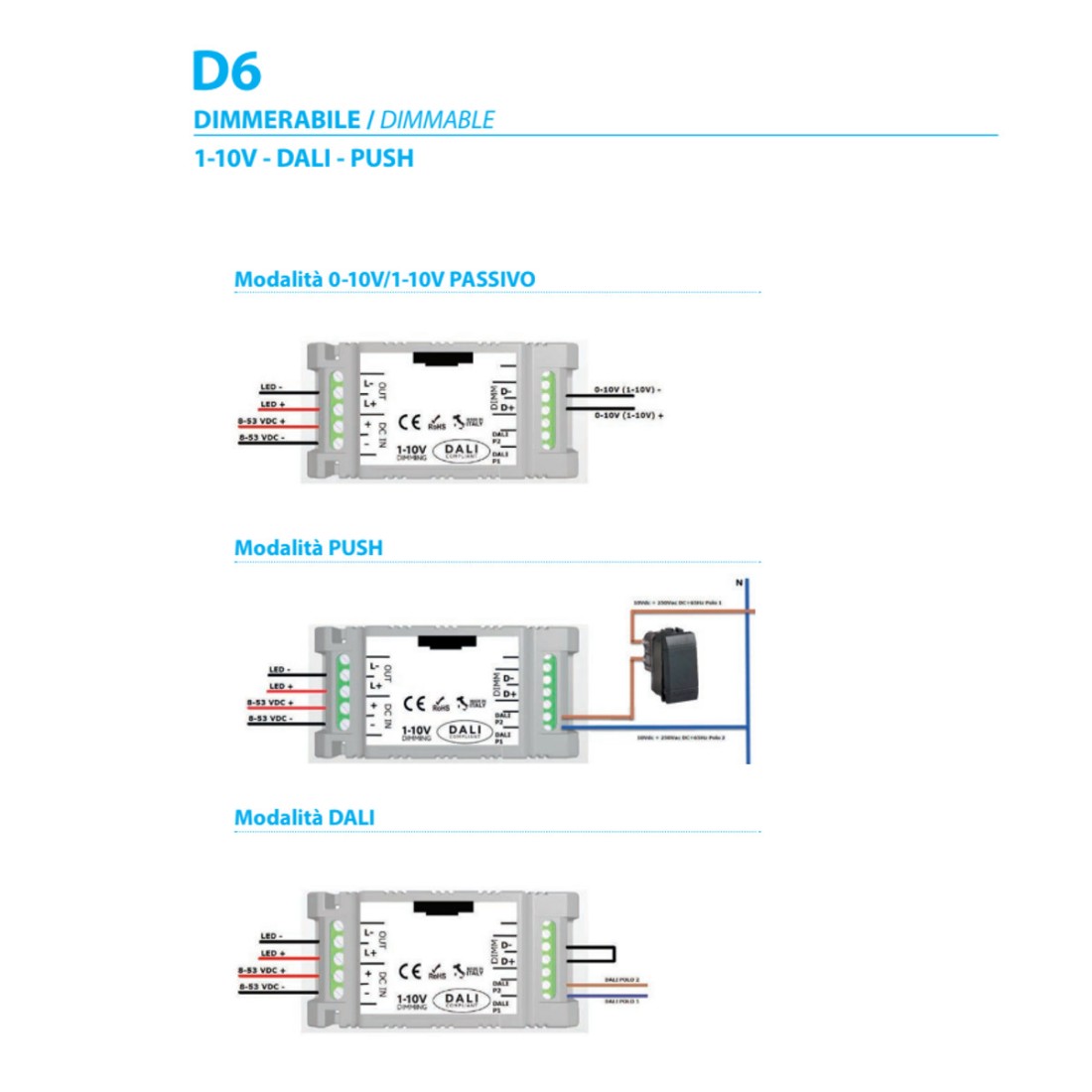 Sospensione DIGIT 2068 S D6 Fratelli Braga