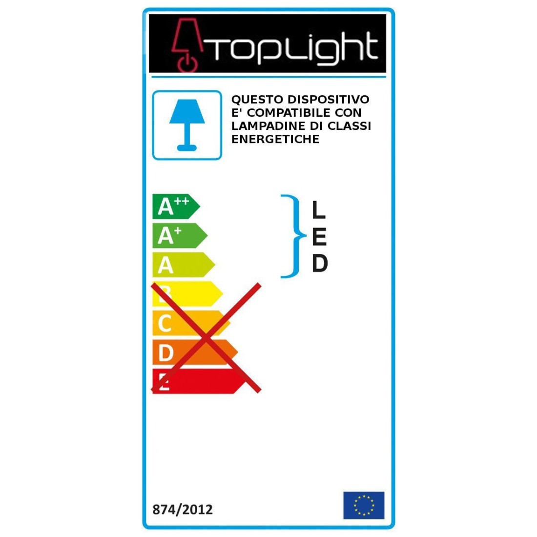 Applique moderne Top Light GASOLINE 1171 1