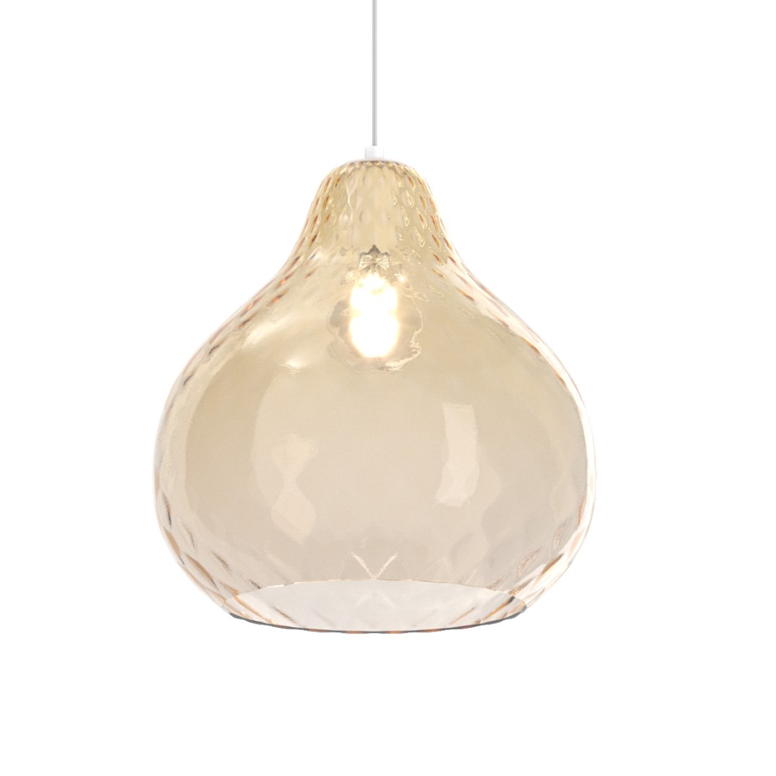 Lampadario vetro colorato Top Light DRESS 1191 BI S7 RMIX ZAFFIRO AMBRA