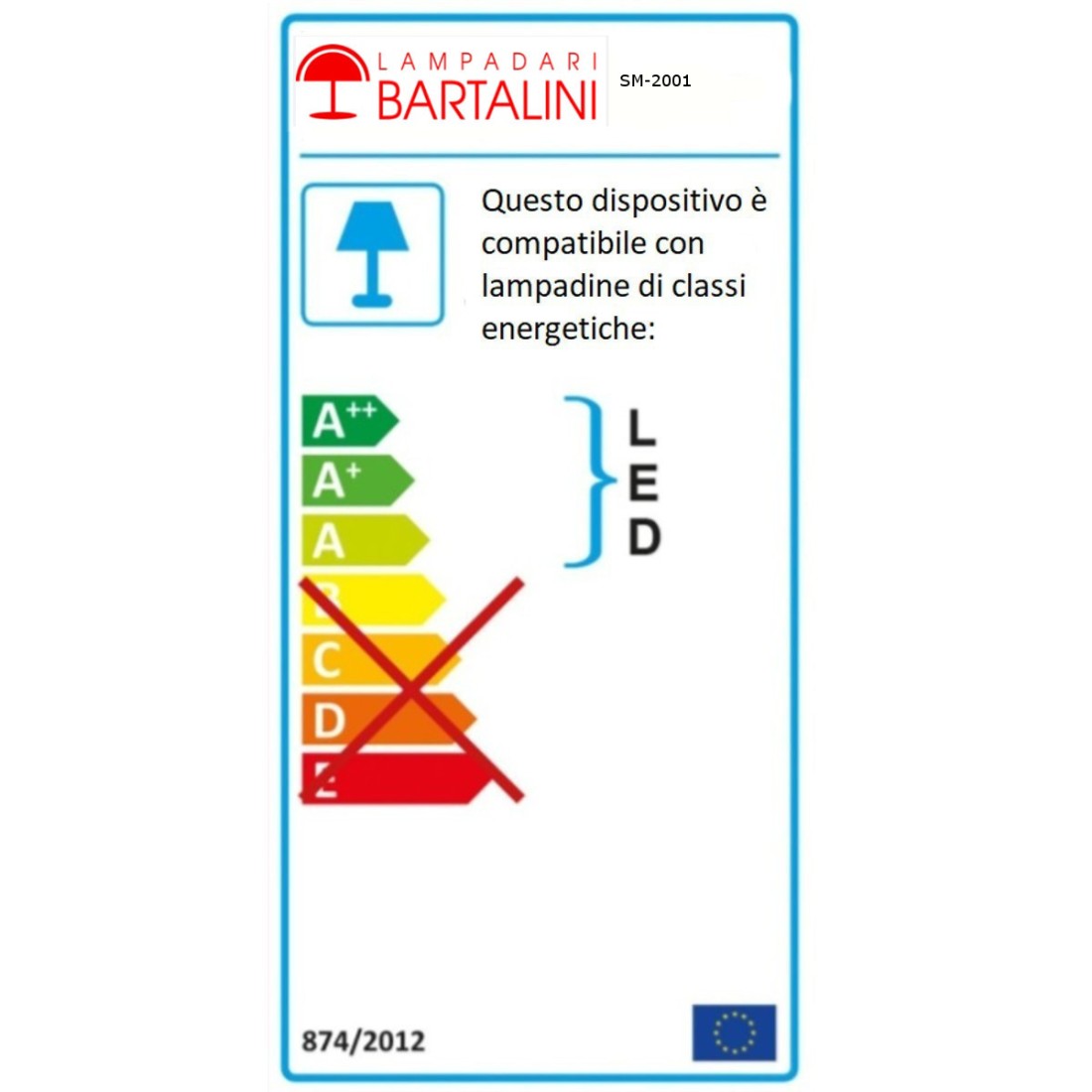 Abat jour SM 2001 Lampadari Bartalini