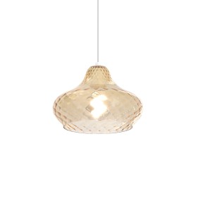 Lampadario vetro colorato Top Light DRESS 1191 CR S3 SMIX AM