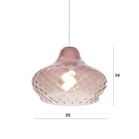 Lampadario vetro colorato Top Light DRESS 1191 CR S3 SMIX RU