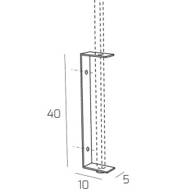 Moderne Bogenarm-Wandleuchte Top Light CORNER 1189 B7 E27 LED