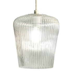 Gea Luce NUMA suspension en verre transparent