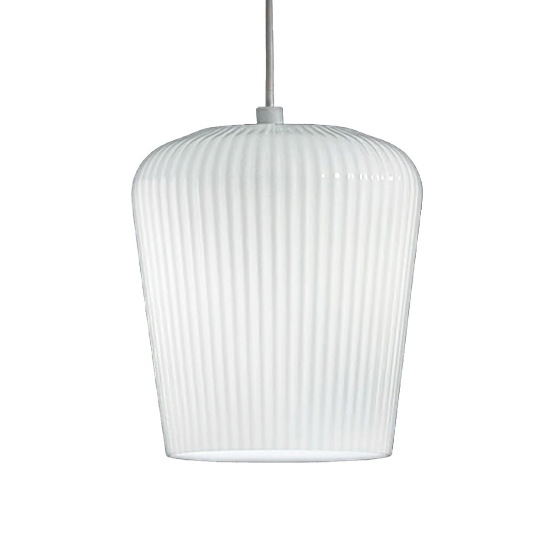 Gea Luce suspension en verre blanc NUMA DEC