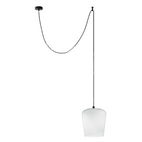 Gea Luce suspension en verre blanc NUMA DEC