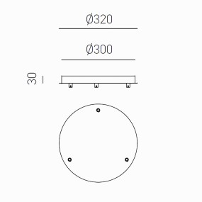 Gea Luce NUMA BR3 transparente Glasaufhängung