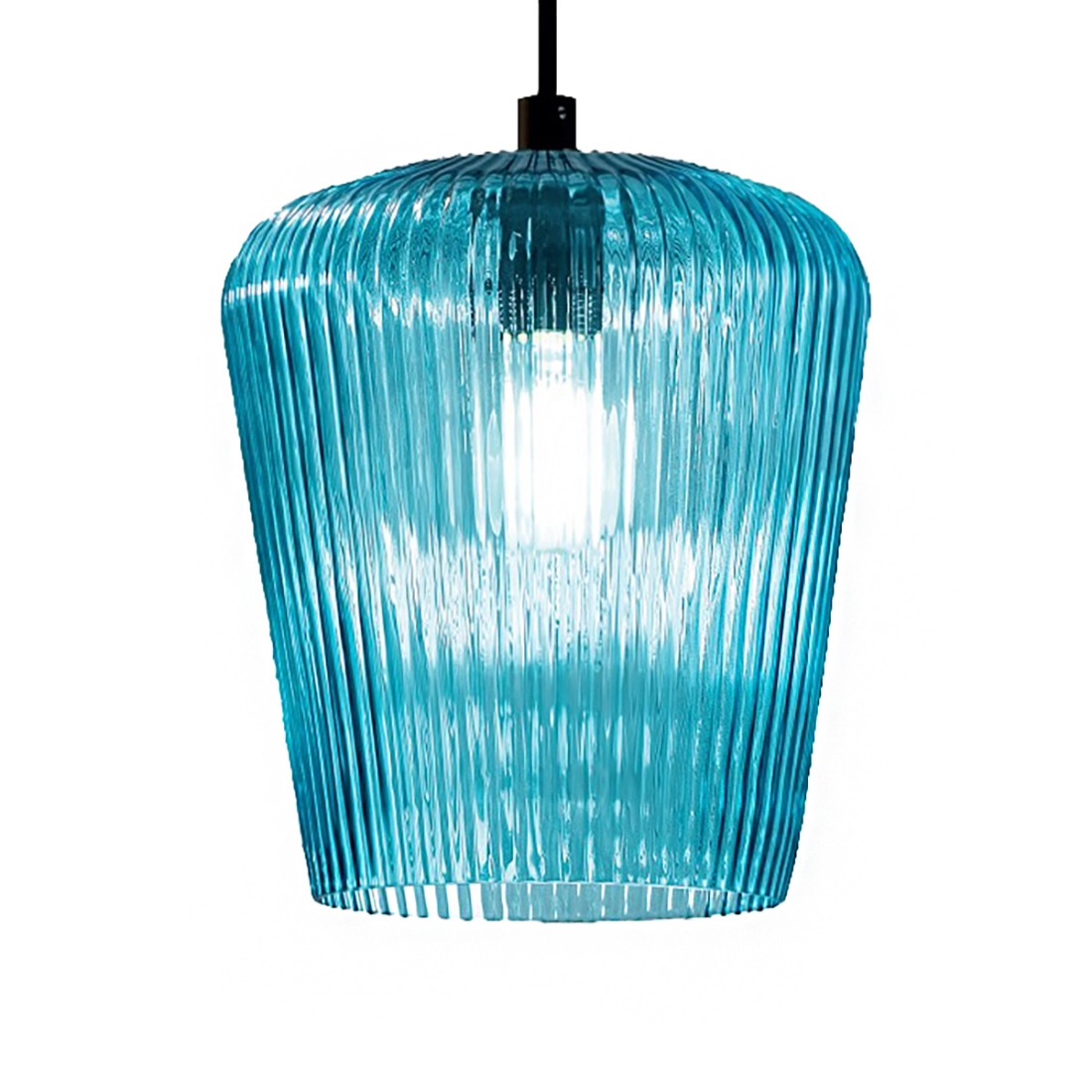 Lampe à suspension en verre coloré Gea Luce NUMA BR3