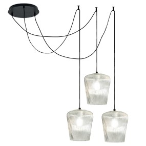 Suspension en verre transparent Gea Luce NUMA BR3