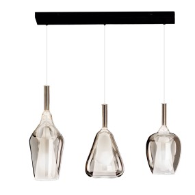 Gea Luce OFELIA S. lustre en verre blanc transparent