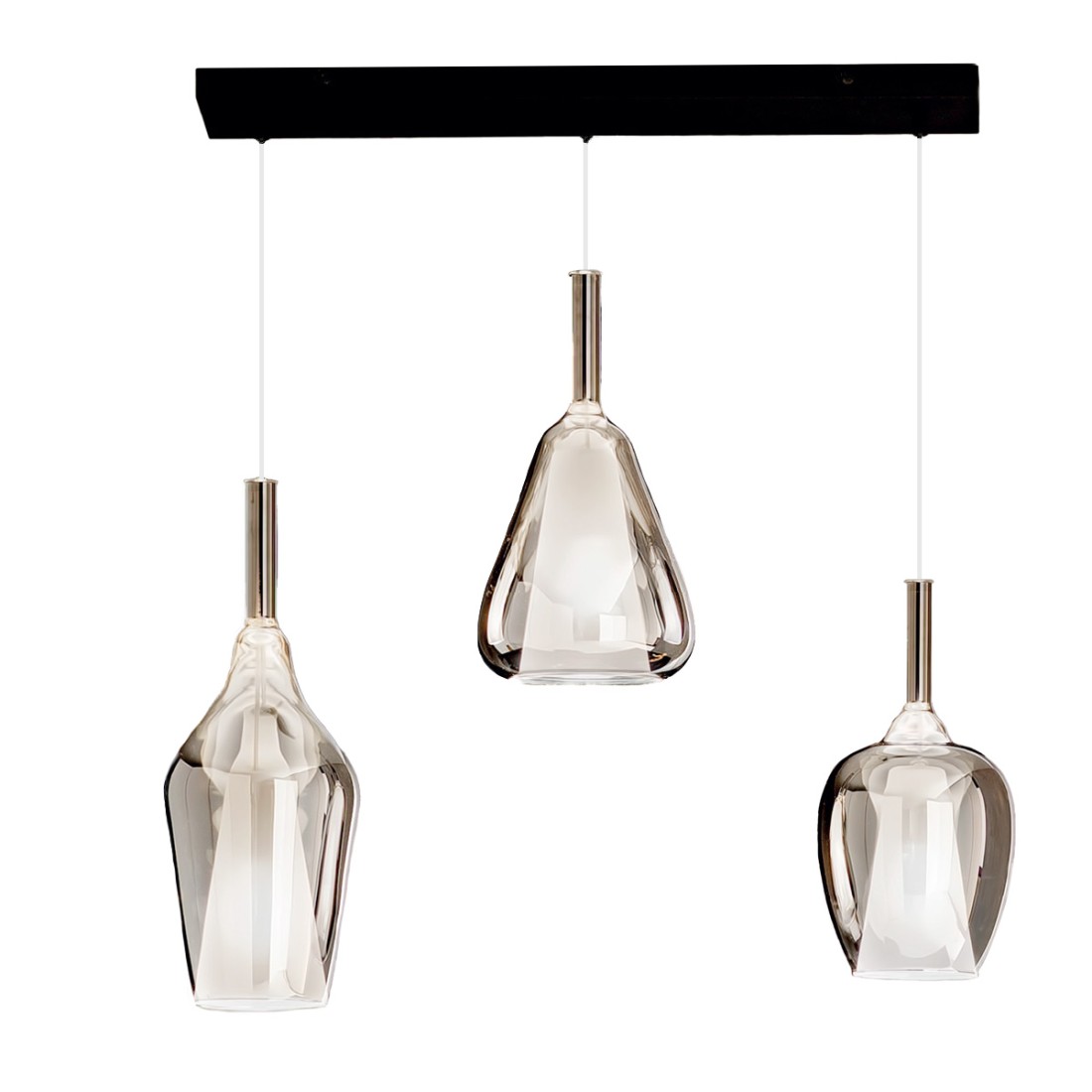 Gea Luce OFELIA S. lustre en verre blanc transparent