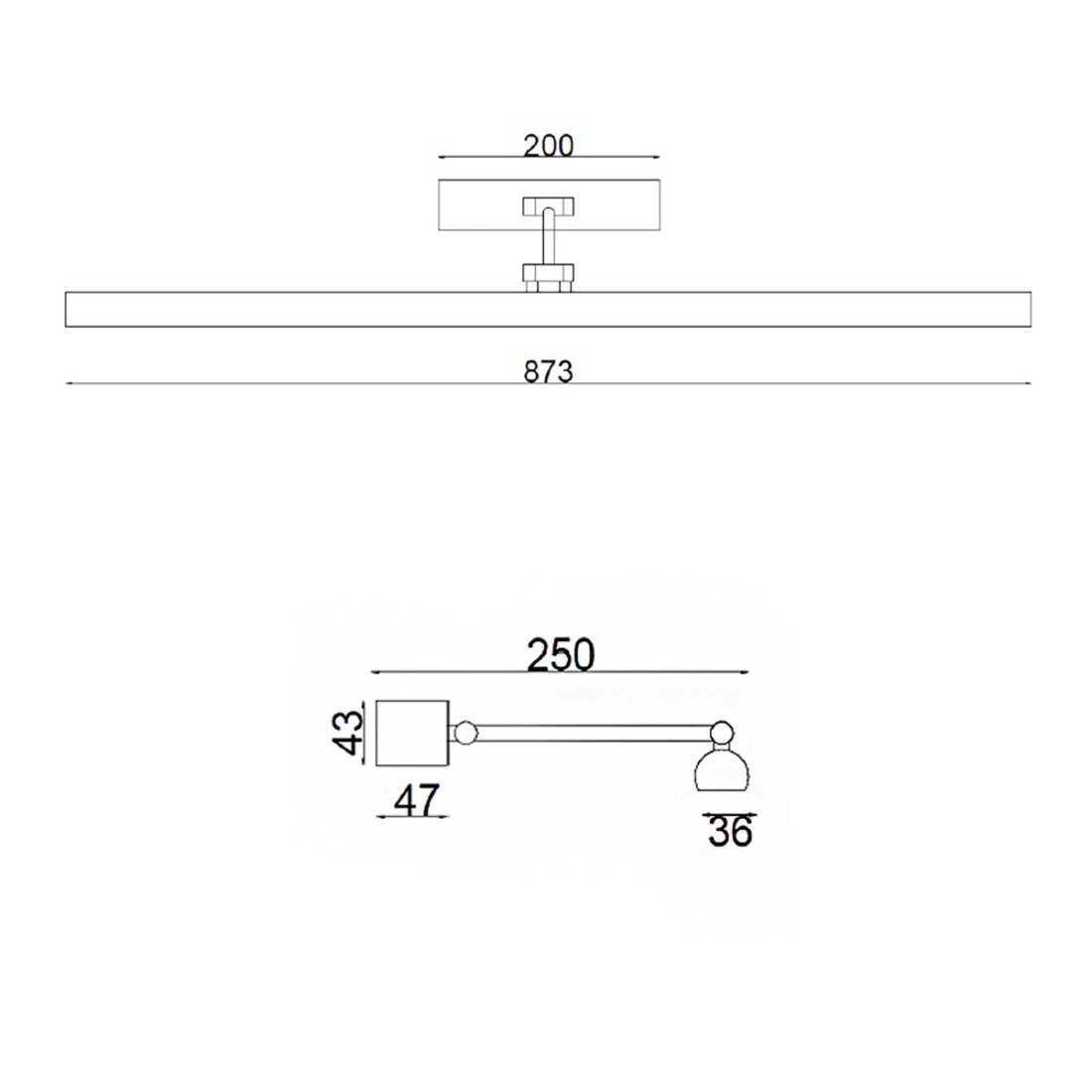 SCAMM GIUNONE Gn685 aplique led