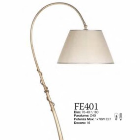 Stehlampe LP-FERRO E27 70W...