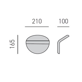 LED-Wandleuchte Gea Luce PLUG LED 220V