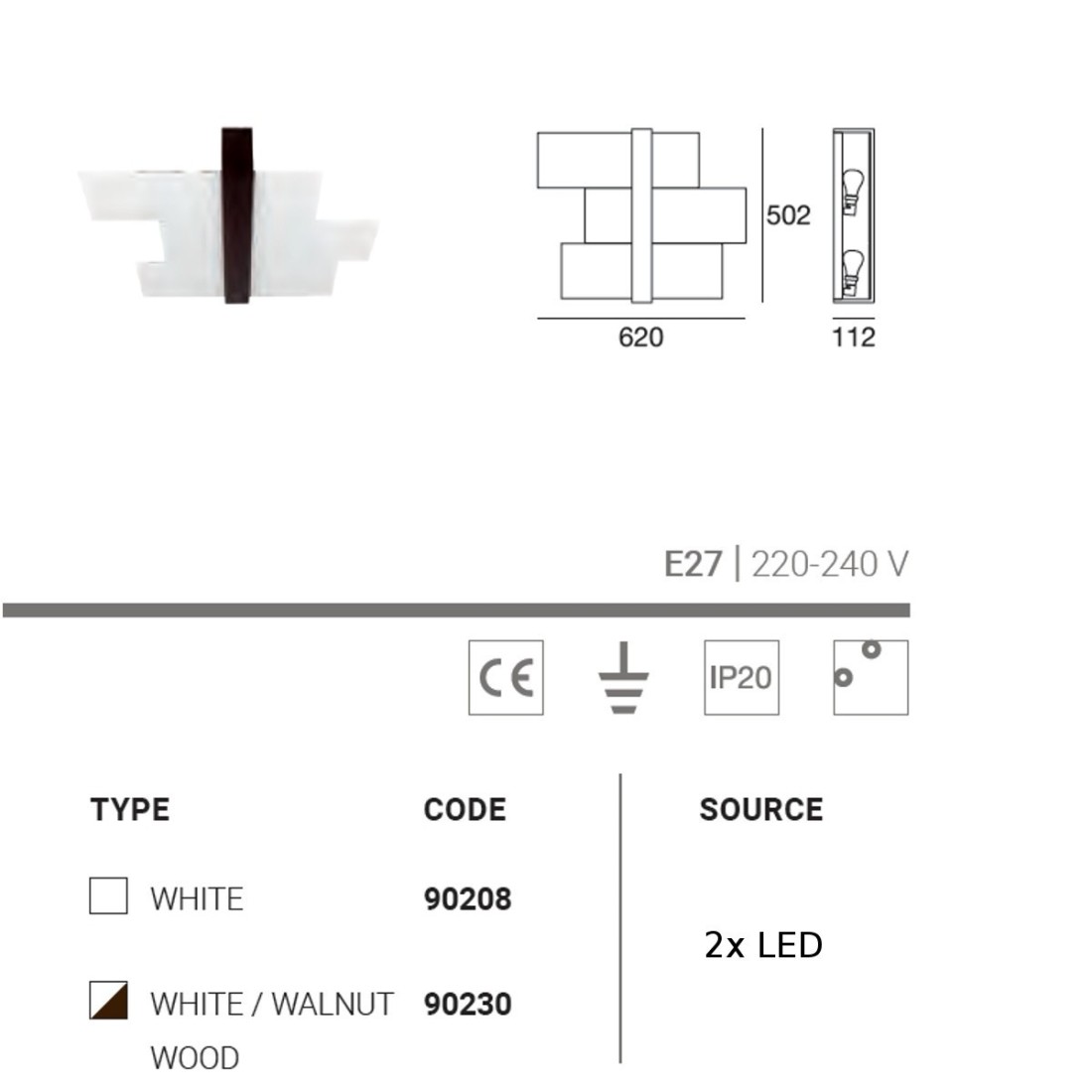 Linea Light Group TRIAD 90208 90224 90230 LED moderne Deckenleuchte