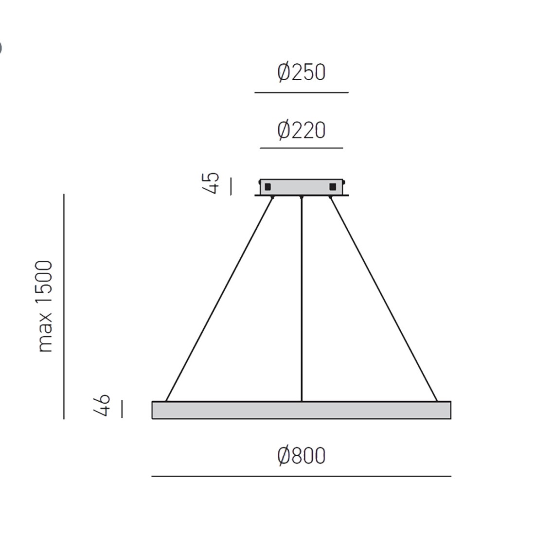 LED-Kronleuchter Gea Luce CRISEIDE SG O