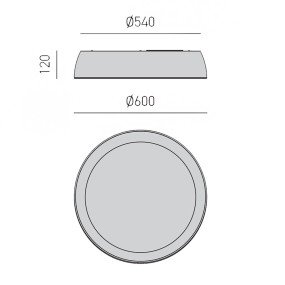 Plafoniera led Gea Luce SHEILA PG