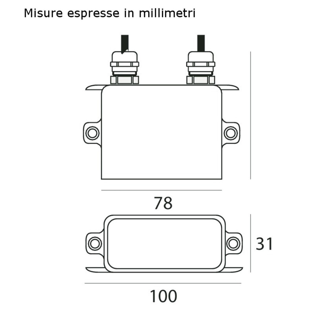 Fuente de alimentación Linea Light BERET 99179 Driver externo IP67