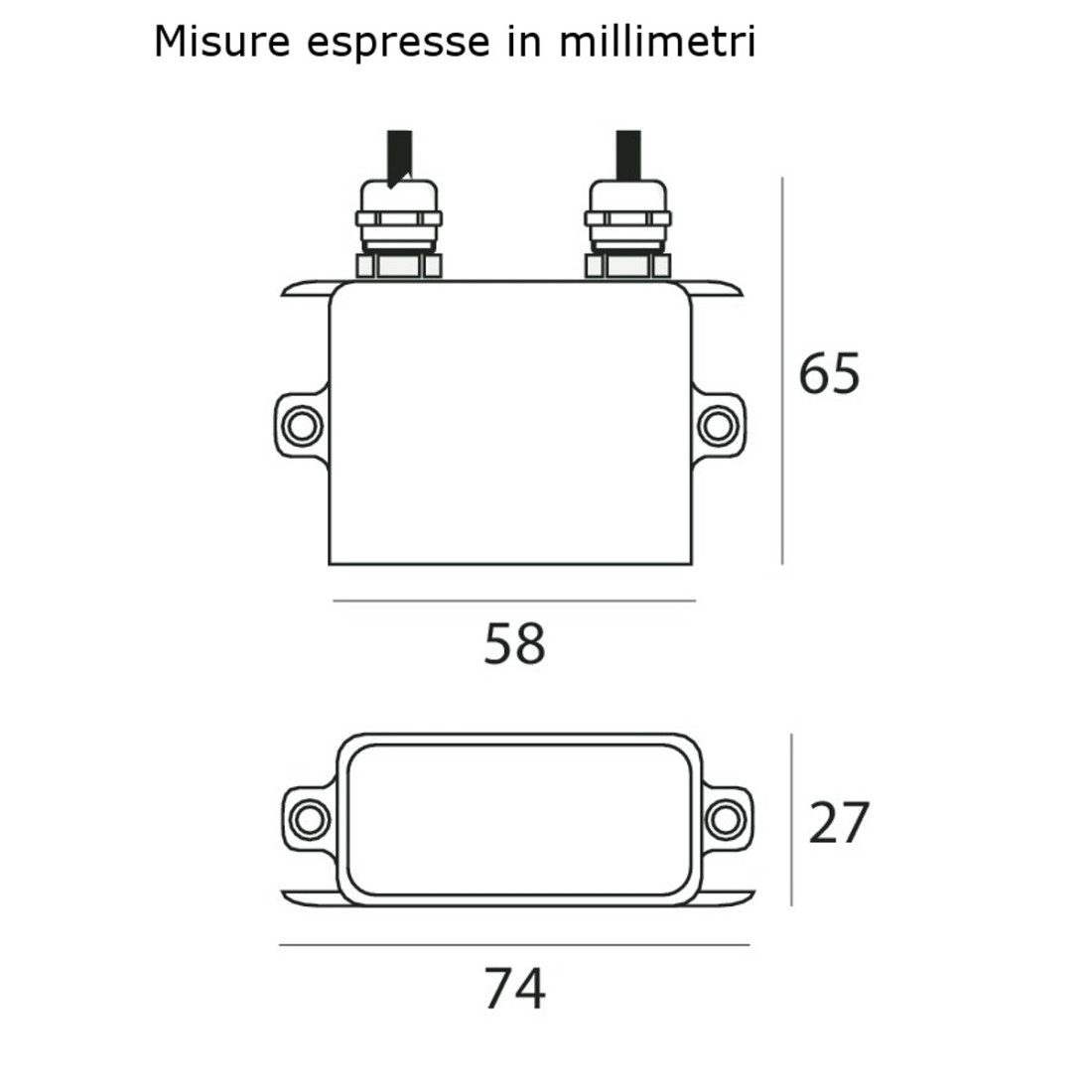 Fuente de alimentación Linea Light SUB 89422 driver 500mA IP67