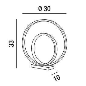 Perenz RITMO 6621 N LC LED-Lampenschirm