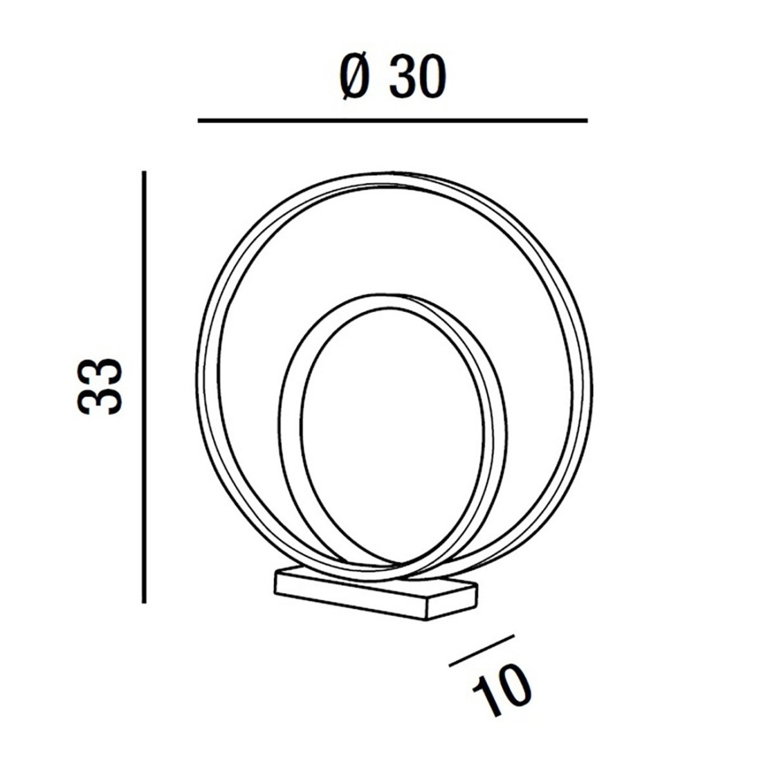 Abat-jour led Perenz RITMO 6621 N LC