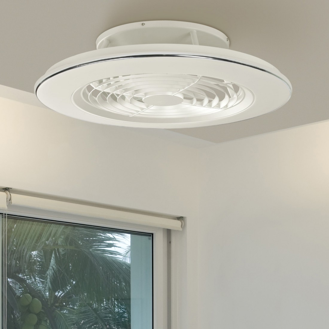  Ventilateur  moderne  Mantra ALISIO LED blanc dynamique